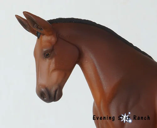 Breyer Stablemate Trotting Warmblood painted by Kayla Lovejoy