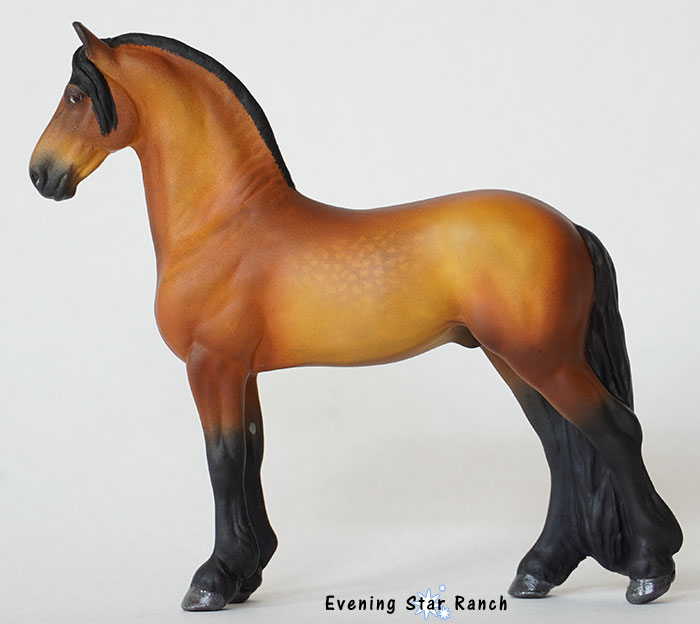 Breyer Stablemate Django painted by Sarah Hampson