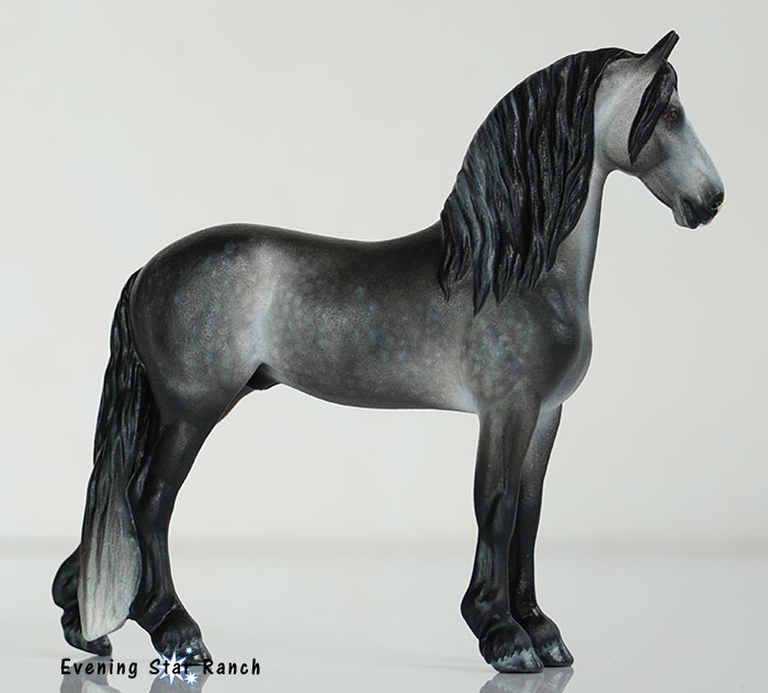 Breyer Stablemate Django painted by Amanda Dionne