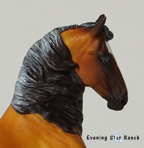 Breyer Stablemate Alborozo painted by Susie Graham