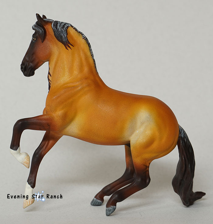 Breyer Stablemate Alborozo painted by Susie Graham