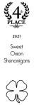 Award - 2021 Sweet Onion Shenanigans 4th place