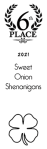 Award - Sweet Onion Shenanigans 2021 6th place