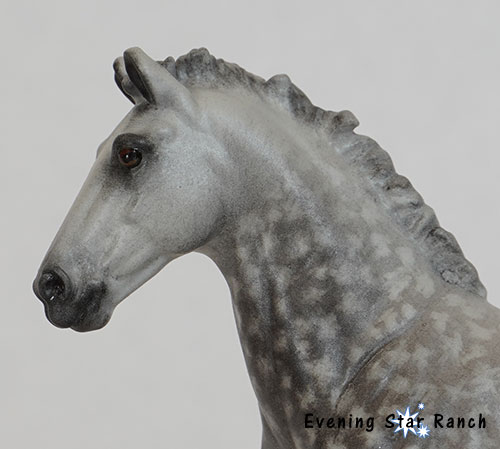 Copperfox Irish Sports Horse custom painted by Kayla Lovejoy