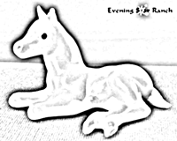 Breyer Stablemate Thoroughbred Lying Foal