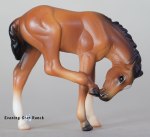 Breyer Stablemate Scratching Foal 10060