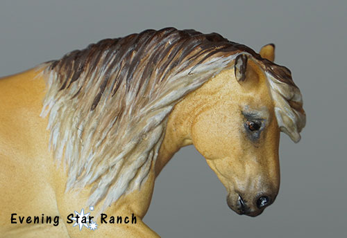 Rayvin Maddock's Little Levar Fabio painted by Christina Riley