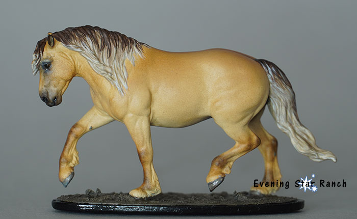 Rayvin Maddock's Little Levar Fabio painted by Christina Riley