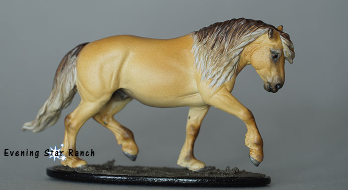 Rayvin Maddock's Little Levar Fabio painted by Christina Riley