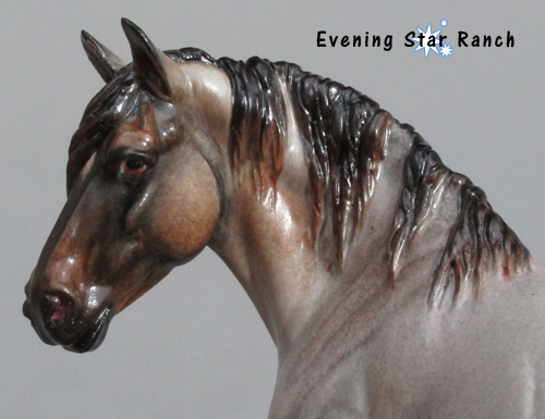 Stacey Tumlinson's Mini Scarlett painted by Animal Artistry