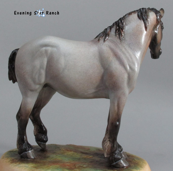 Stacey Tumlinson's Mini Scarlett painted by Animal Artistry