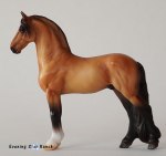 Breyer Stablemate Standing Friesian - 6924