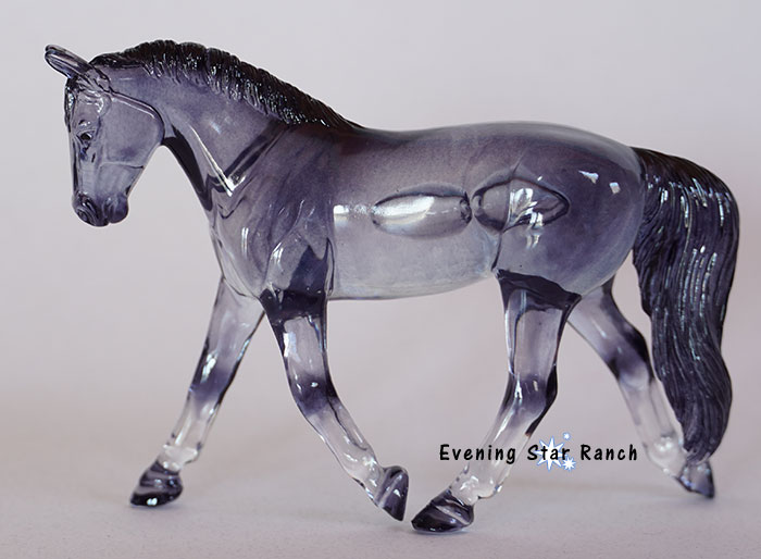 Breyer Stablemate Trotting Warmblood painted by Danielle Vanderpool