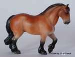 Breyer Stablemate Clydesdale Stallion - 711507 Dopplebock