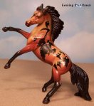 Breyer Stablemate Rearing Andalusian - 710016 Mini Phantasma