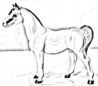 Hagen-Renaker Arabian Stallion