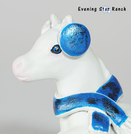 Breyer Stablemate Thoroughbred Lying Foal painted by A. Konichek