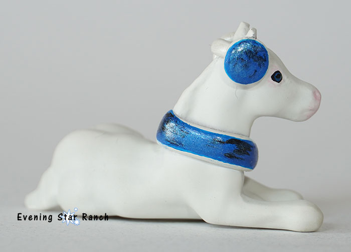 Breyer Stablemate Thoroughbred Lying Foal painted by A. Konichek