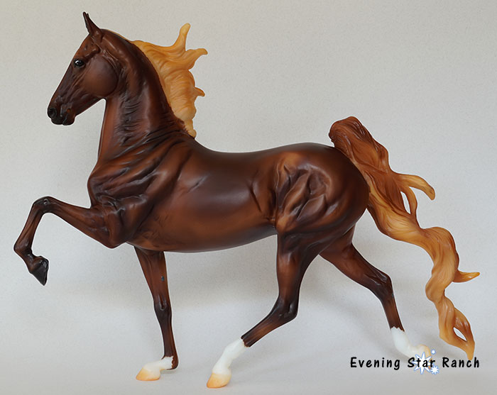 Breyer Traditional Racking Saddlebred Stallion - 1847 Marc of Charm