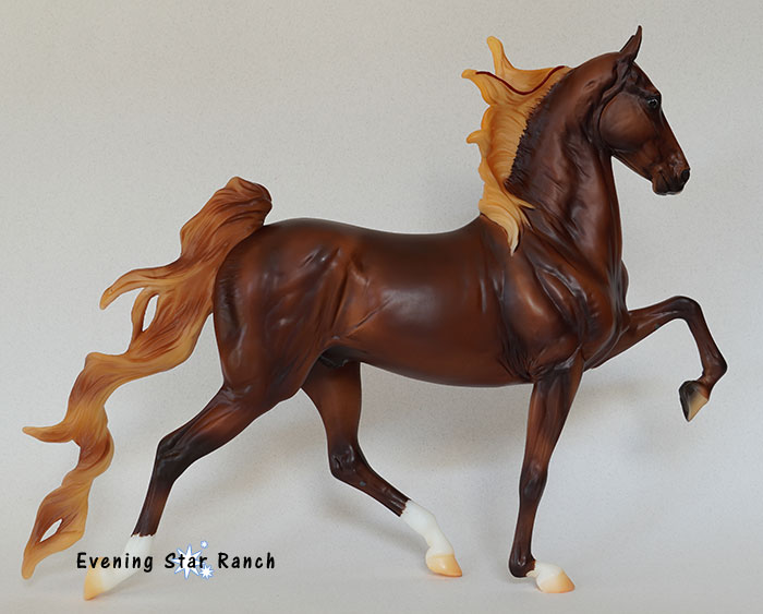Breyer Traditional Racking Saddlebred Stallion - 1847 Marc of Charm