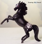 Breyer Stablemate Arabian Rearing - 5917 Mini Skullduggery
